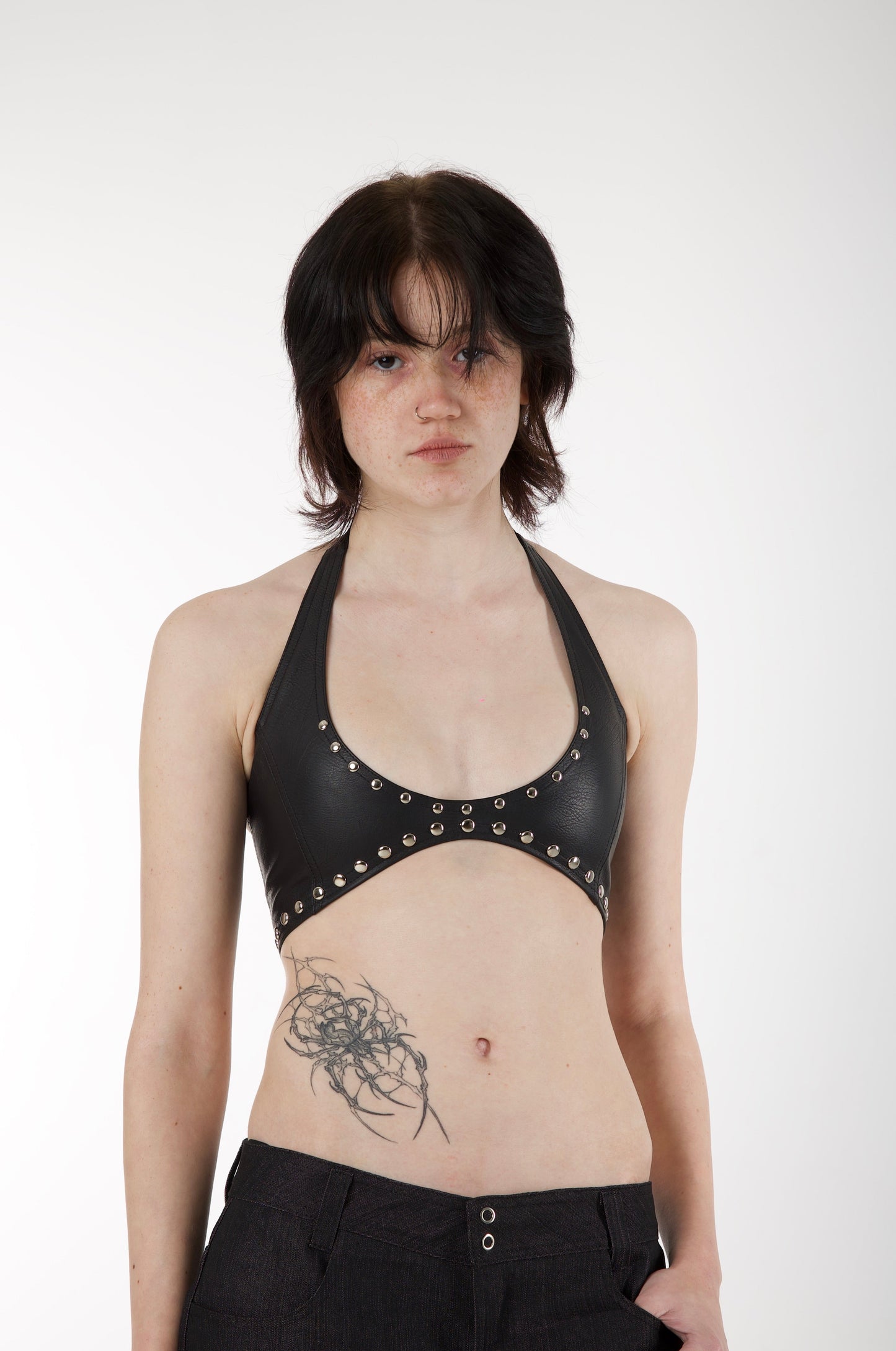 Leder Top